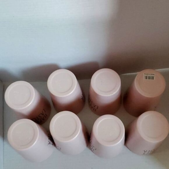 8 Happy Easter Cups Tumblers Rae Dunn Pink Plastic - Picture 7 of 11